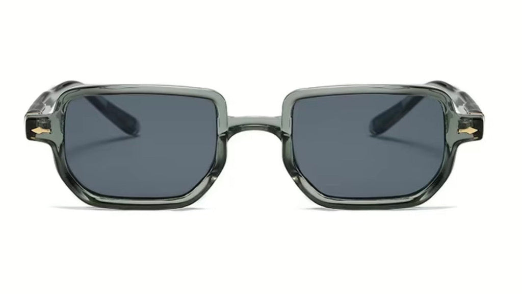 iris glass green