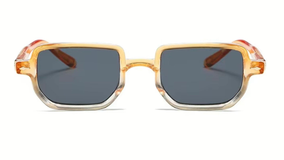 iris glass orange