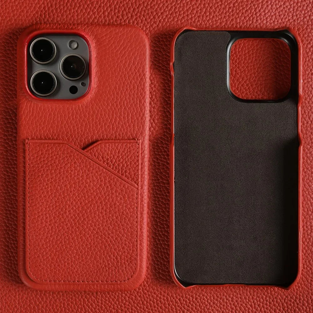 Red Case porte carte cuir