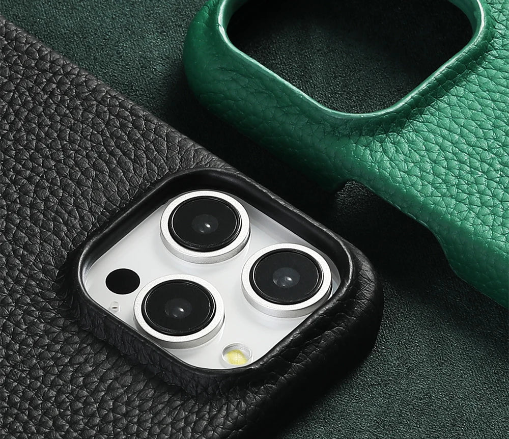 cuir black iphone magsafe