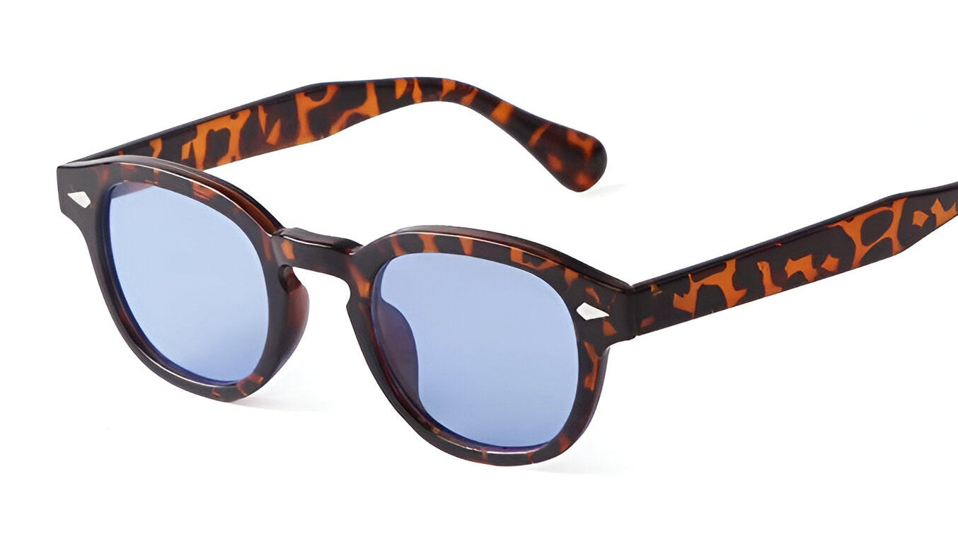 classic leopard blue