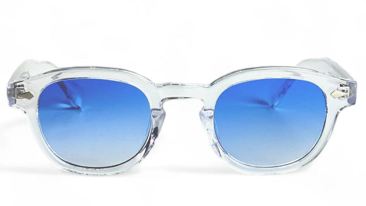 classic glass blue